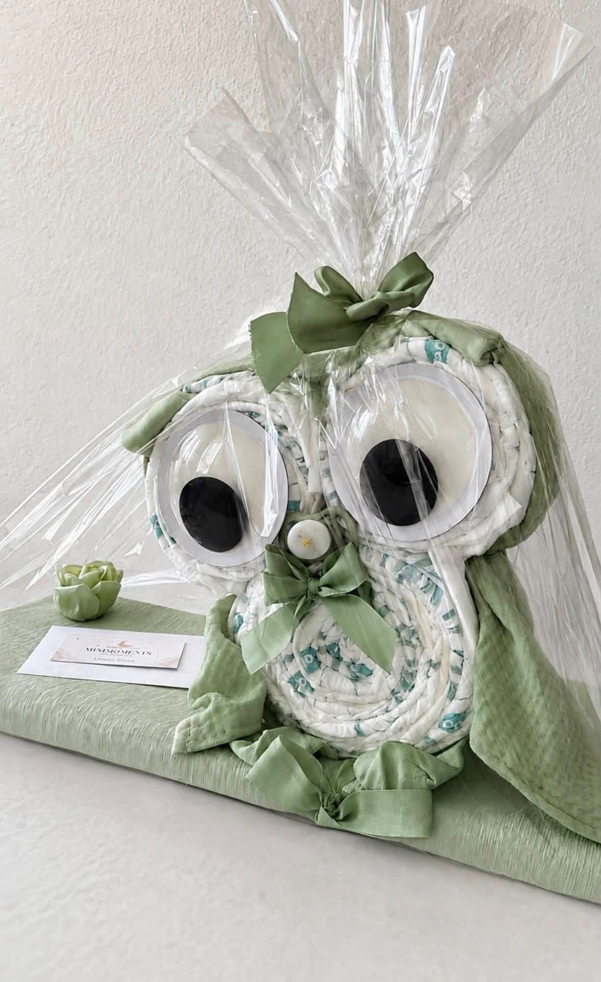 🦉 Sova od pelena – savršen poklon za bebu 💙