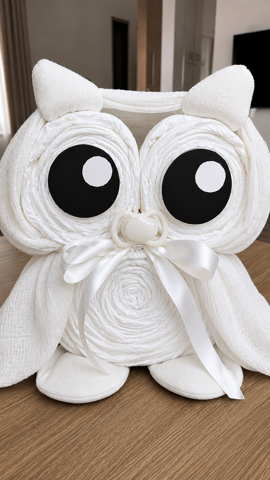 🦉 Sova od pelena – savršen poklon za bebu 💙